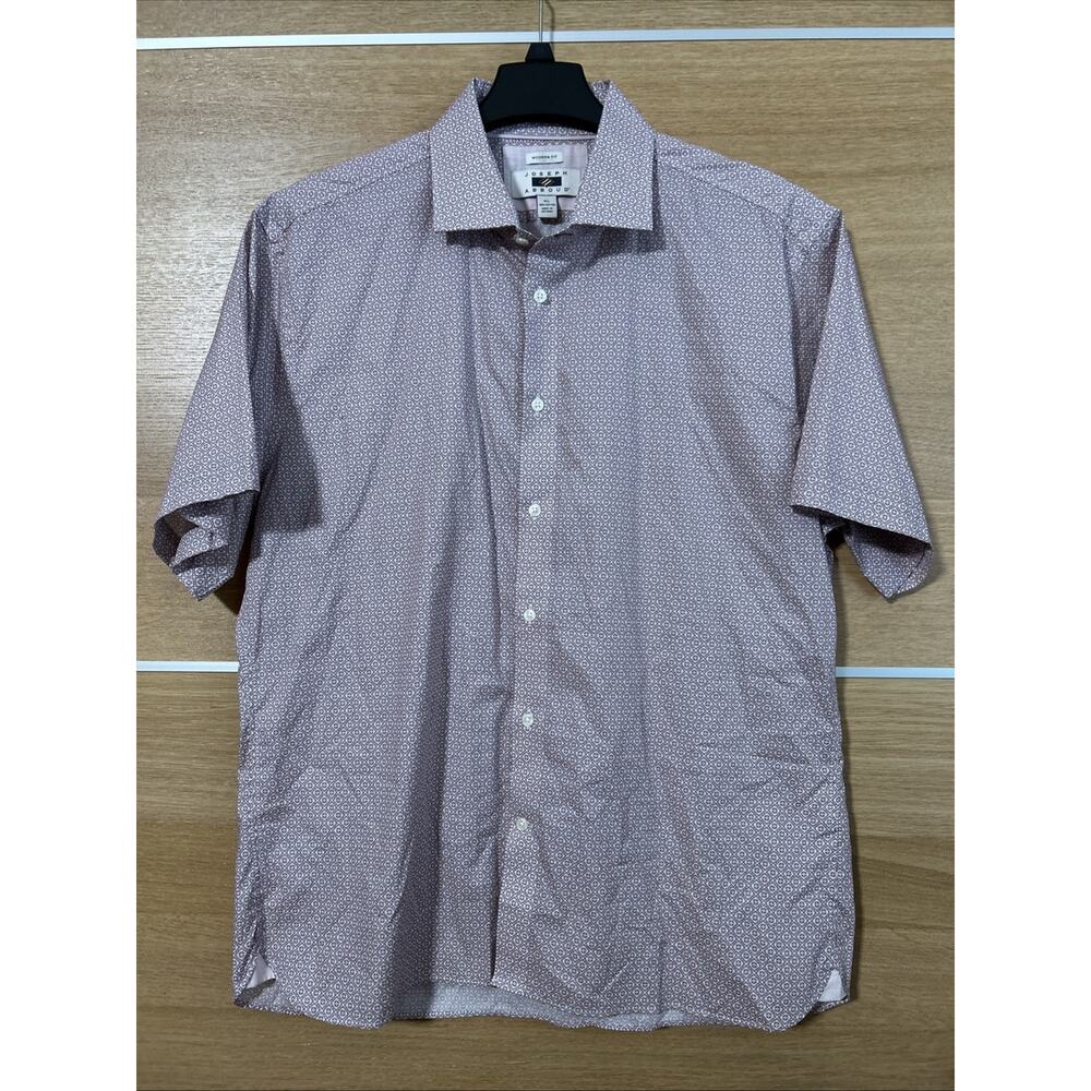 Joseph Abboud Untuck Style Men’s XL Modern Fit Short Sleeve Button Down Shirt